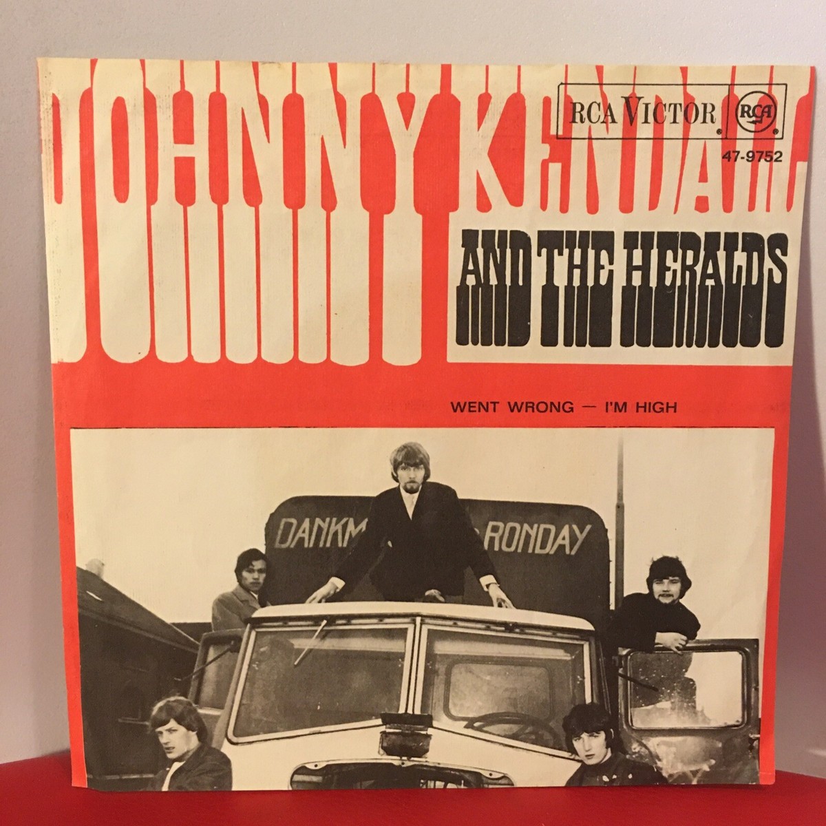 洋楽 john herald/original US PRESSING promo JOHNNY KENDALL And The HERALDS Original Dutch 60's beat PS