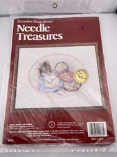 Beatrix Potter Hunca Munca  Babies Cross Stitch Kit 02578 Needle Treasures NEW
