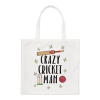 VerrüCkt Kricket Man Regular Tragetasche Lustig Shopper Schulter