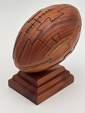 Wooden Football 3D Wood Puzzle Brain Teaser Sports Challenge  6x4 