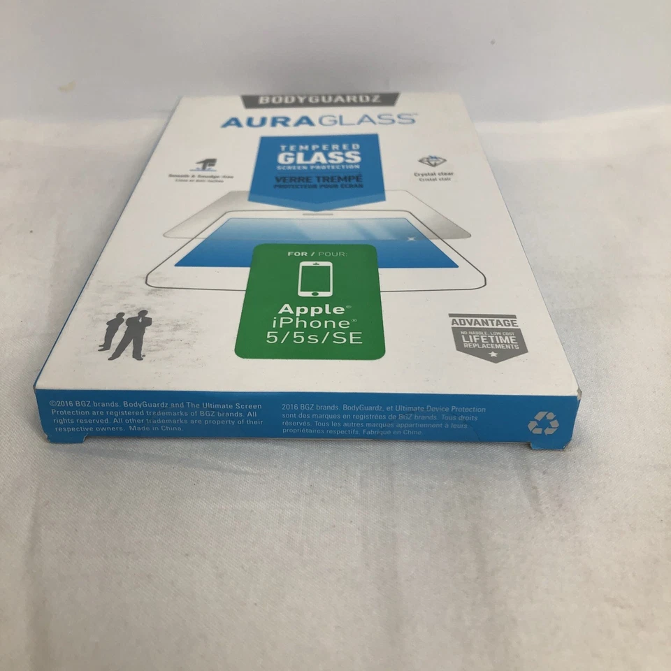 Протектор экрана BODYGUARDZ AuraGlass закаленное стекло для iPhone SE/5s/5 - Изображение 4 из 4