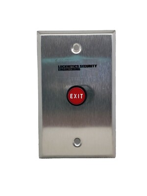 LOCKNETICS 7100P-ON/OFF MOMENTARY PUSH BUTTON SWITCH *KR