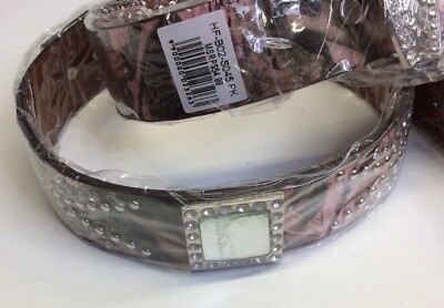 Montana West Western Leather Belt Bling Studs Crystals Stone  display picture 3