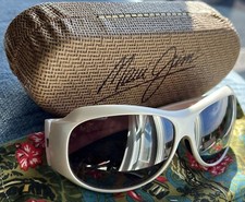 Maui Jim Lehua 203 05 Pearl White Frame  Maui Rose Polarized Lens Sunglasses