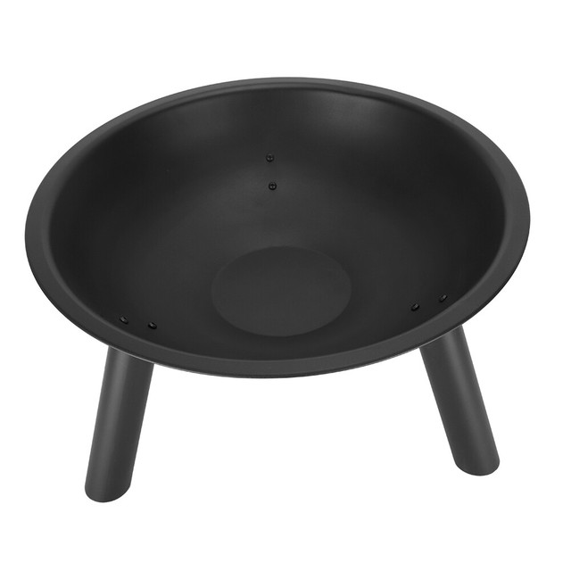 89cm Cast Iron Stone Grey Stone Chimenea Firepit Outdoor Garden