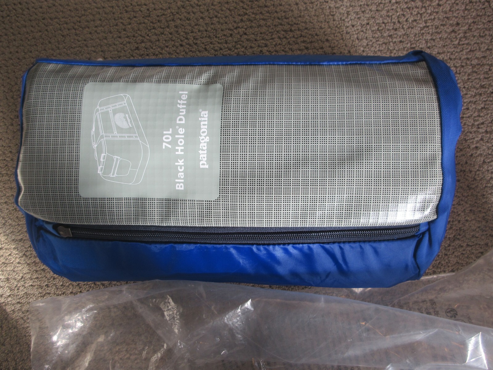 New Patagonia Black Hole Duffel 70L Color Ridge Rise Moonlight - Sleet Green