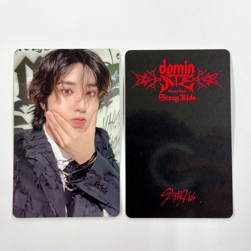 Stray Kids World Tour dominATE JYP SHOP cartolina fotografica speciale ufficiale 4*6 - Foto 6 di 9