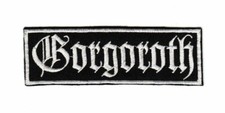 Gorgoroth Embroidered Patch Norwegian Black Metal Music Band Logo - Sew-on Patch