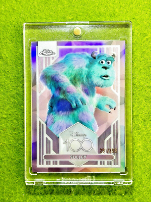 SULLEY Disney 100 PINK REFRACTOR #/399 SP MONSTERS INC 2023 Topps