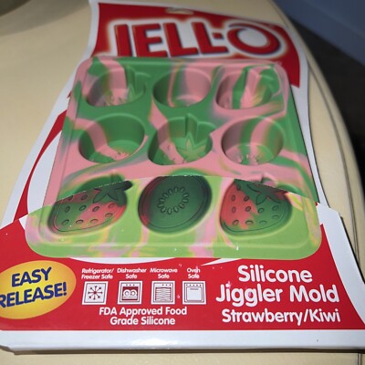 Jell-o Brand Silicone Jiggler Mold Strawberry/Kiwi 2007 NEW | eBay