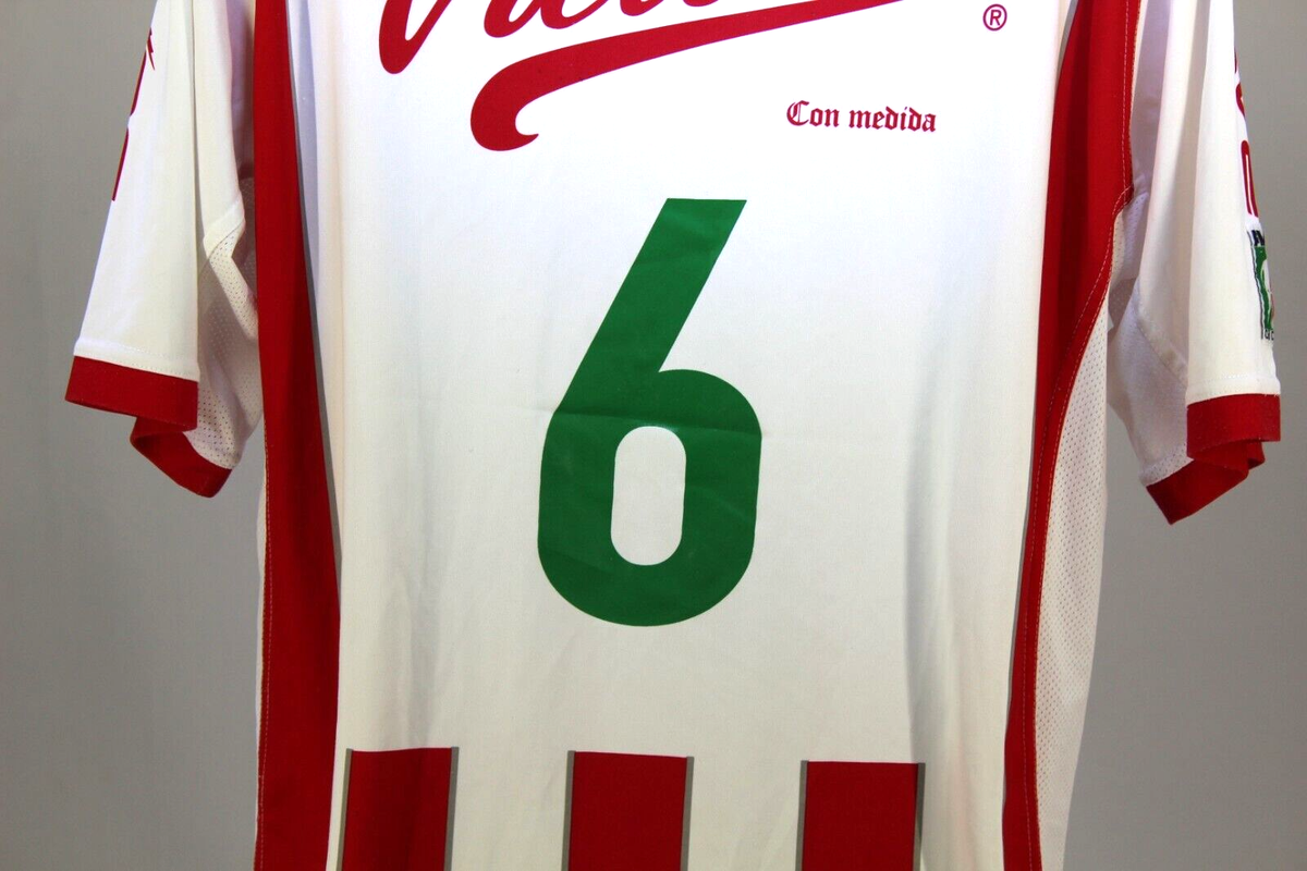 Rayos de Necaxa Atletica Jersey Size XLARGE 2001-2002 #6 PENA