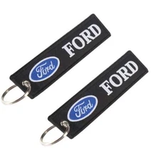 2 pcs in Set Ford Keychain Double Sided for Motorcycles, Car, Bike, Jet tag