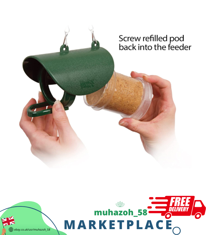 Jacobi Jayne Flutter Butter EcoRefills Buggy Wild Bird Food Pack of 6