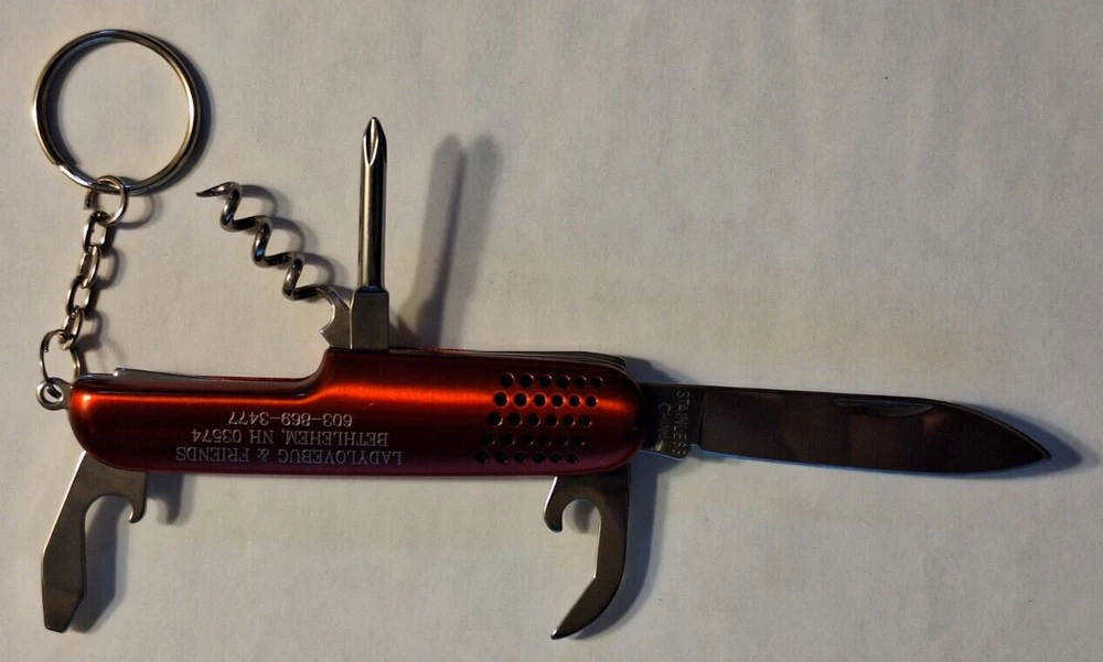 5-in-1 Stainless Steel Multi-Tool Pocket Knife 5-in-1 Stainless Steel Multi-Tool Pocket Knife