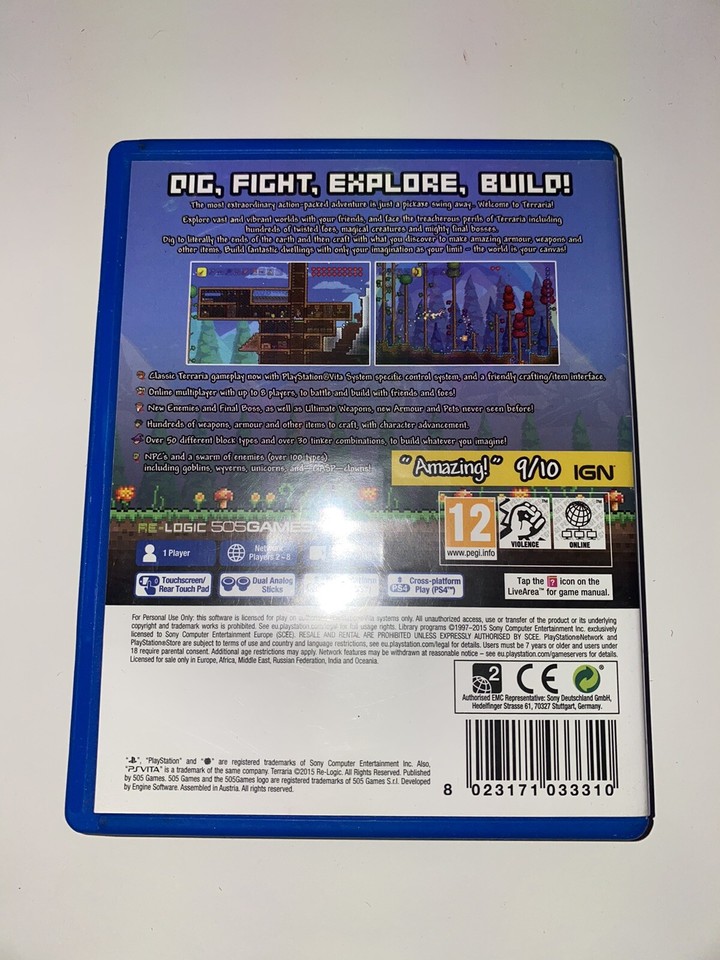 Terraria Sony Playstation PS Vita eBay