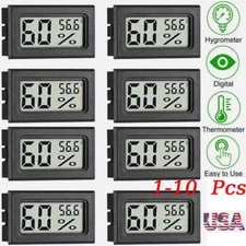 Thermometer Indoor Digital LCD Hygrometer Temperature Humidity Meter -58℉-158℉