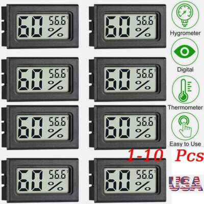 Thermometer Indoor Digital LCD Hygrometer Temperature Humidity Meter -58 -158 