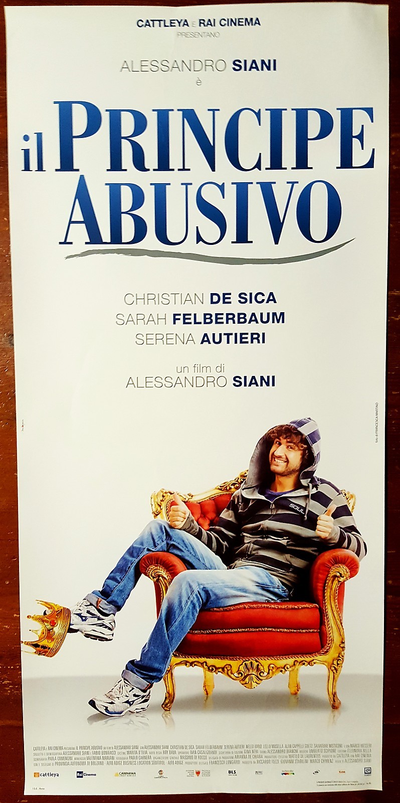 Locandina originale film Il principe abusivo (2014) - Regia di Alessandro Siani