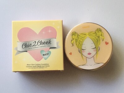 NUEST Chic 2 Cheek NUDE LIGHT Lips & Cheek Cushion Foundation