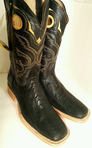 botas exoticas de avestruz