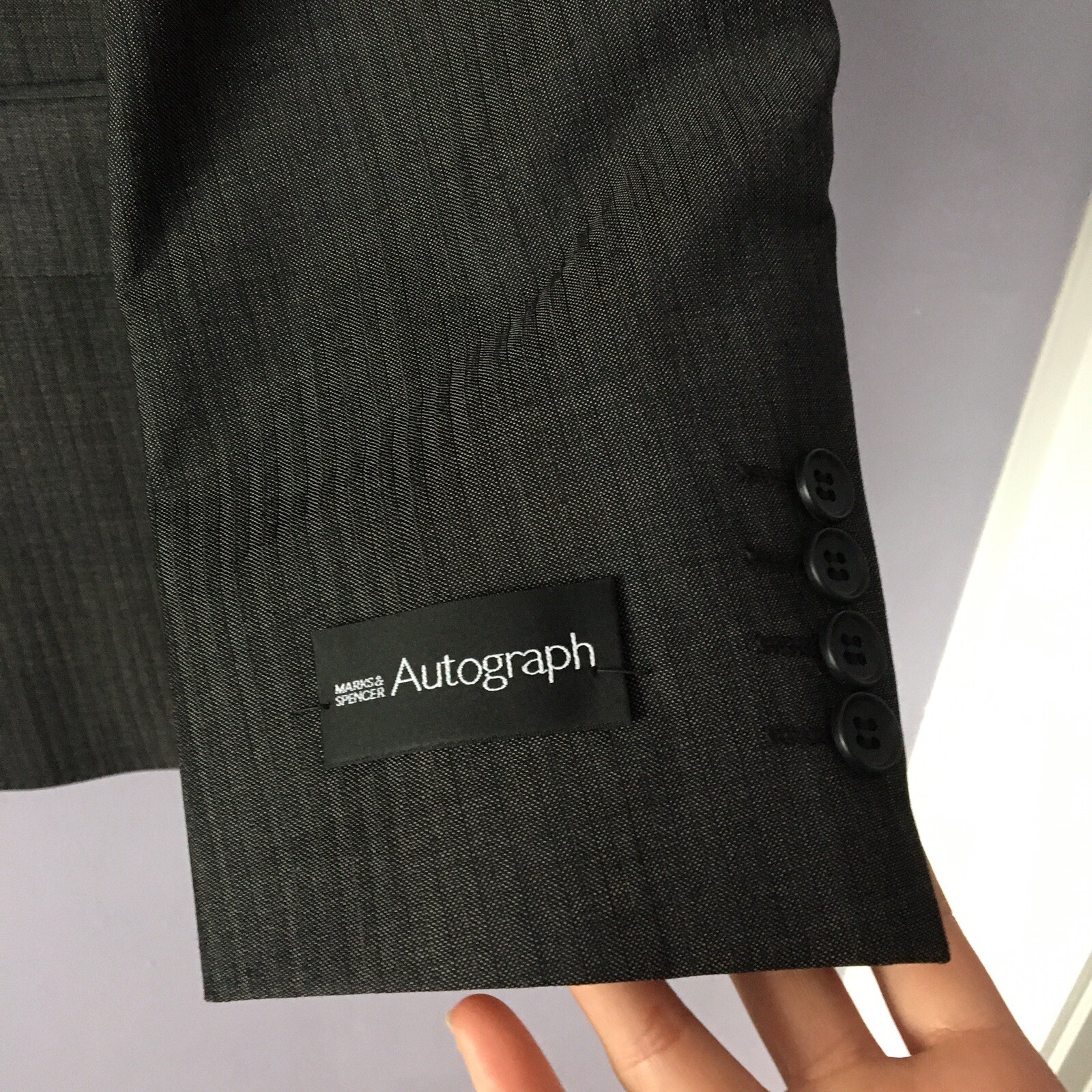 Brand New Marks And Spencer Autograph Mens Grey Suit Jacket Chest 44in  RRP £110 image 6