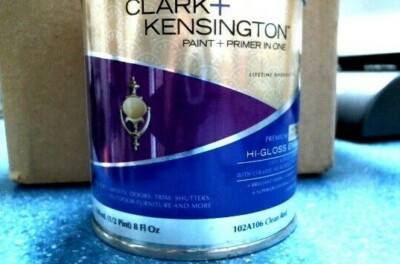 Clark & Kensington 102A106 1/2 Pint High Gloss Enamel, Clean Red, FS