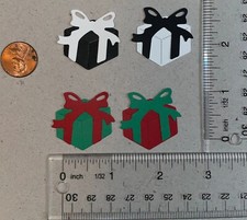 PRESENTS   GIFTS cardstock paper die cut embellishment qk