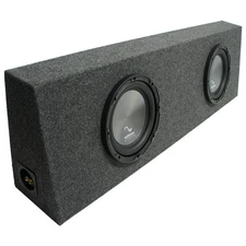 Universal Regular Standard Cab Truck Harmony A102 Dual 10" Sub Box Enclosure