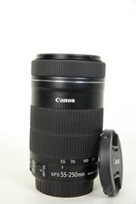 Canon EF-S 55-250mm IS STM F4-5.6 AF Zoom Lens In Excellent Condition