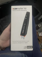 Scanmarker Air Pen Scanner - Wireless OCR Digital Highlighter and Reader - Black