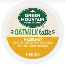 Green Mountain Oatmilk Latte Hazelnut Coffee Roasters 130 K-Cups - Bulk Stock