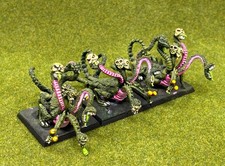 Warhamer Fantasy: Daemons - Chaos Spawn Trio 3 Models, Metal, Painted