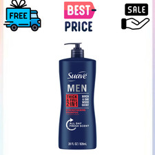 Suave Professionals Men 2-in-1 Shampoo Conditioner, Thick Full - 28 fl oz