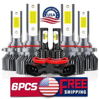 For Pontiac Grand Prix 2005-2008 Faros LED Hi/Lo Beam de luces antiniebla Para