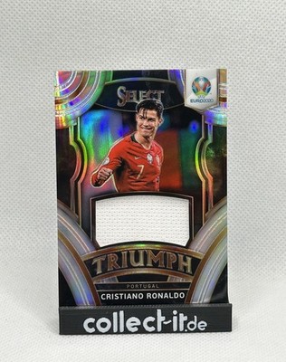Panini Select 2020 Euro Cristiano Ronaldo Match Worn Patch Portugal