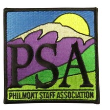 Philmont Scout Ranch PSA Philmont Staff Association Patch BLK Bdr (NK550)