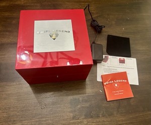 Genuine Swiss Legend High -End Electric Watch  Winder Red Color Book Perfect