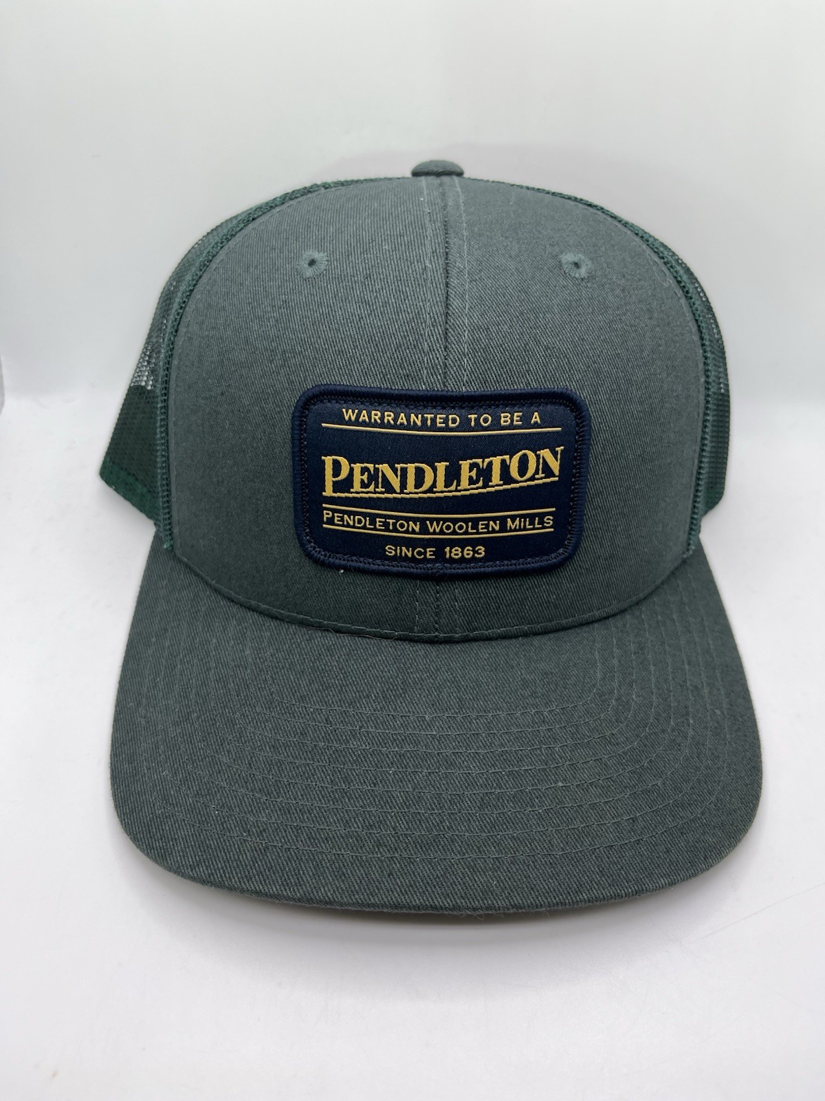 Pendleton Patch Trucker Hat Meshback SnapBack Hat… - image 2