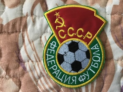 Patch Soviet Union Football Federation USSR Russia Moscow FIFA UEFA Comunist Era