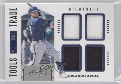 2020 Panini Absolute Tools of the Trade 4 Swatch 89/99 Orlando Arcia #TT4-OA ib6