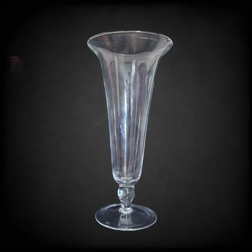 16” Marquis Waterford Cryatal -VINTAGE GARDEN COLLECTION Footed Blown Glass Vase