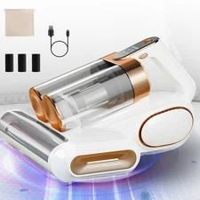 Handheld Cordless UVC Dust Mite Remover Mattress Vacuum Cleaner for Beds Carpets