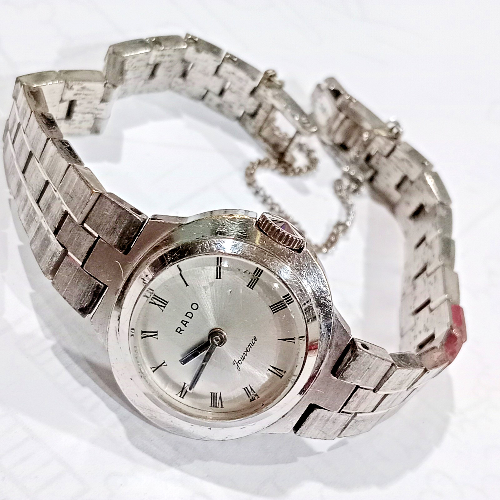 Vintage Ladies Watch  Rado  Jouvence Swiss Mechanical Manual Wind Silver Dial