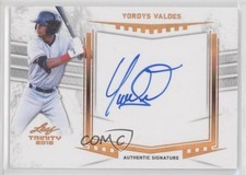 2019 Leaf Trinity Auto Inscriptions Yordys Valdes #A-YV1 Auto 0e5