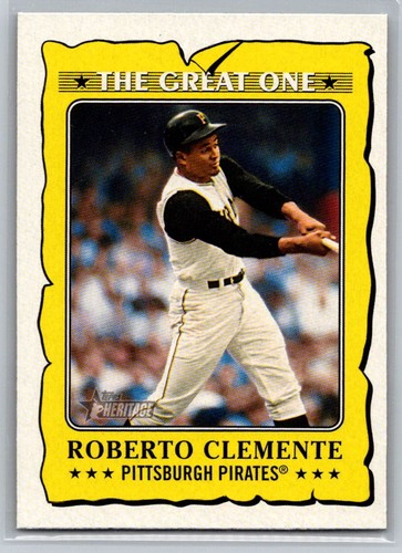 Roberto Clemente #GO-1 — 2021 Topps Heritage Great One baseball card