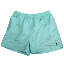 Polo Ralph Lauren Swim Shorts Elastic Waist Drawstring Pockets Lined Blue 2XL