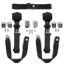 AMC Eagle 1979 - 1987 Standard 3pt BK Bench Seat Kit w/Brackets 3 Belts  