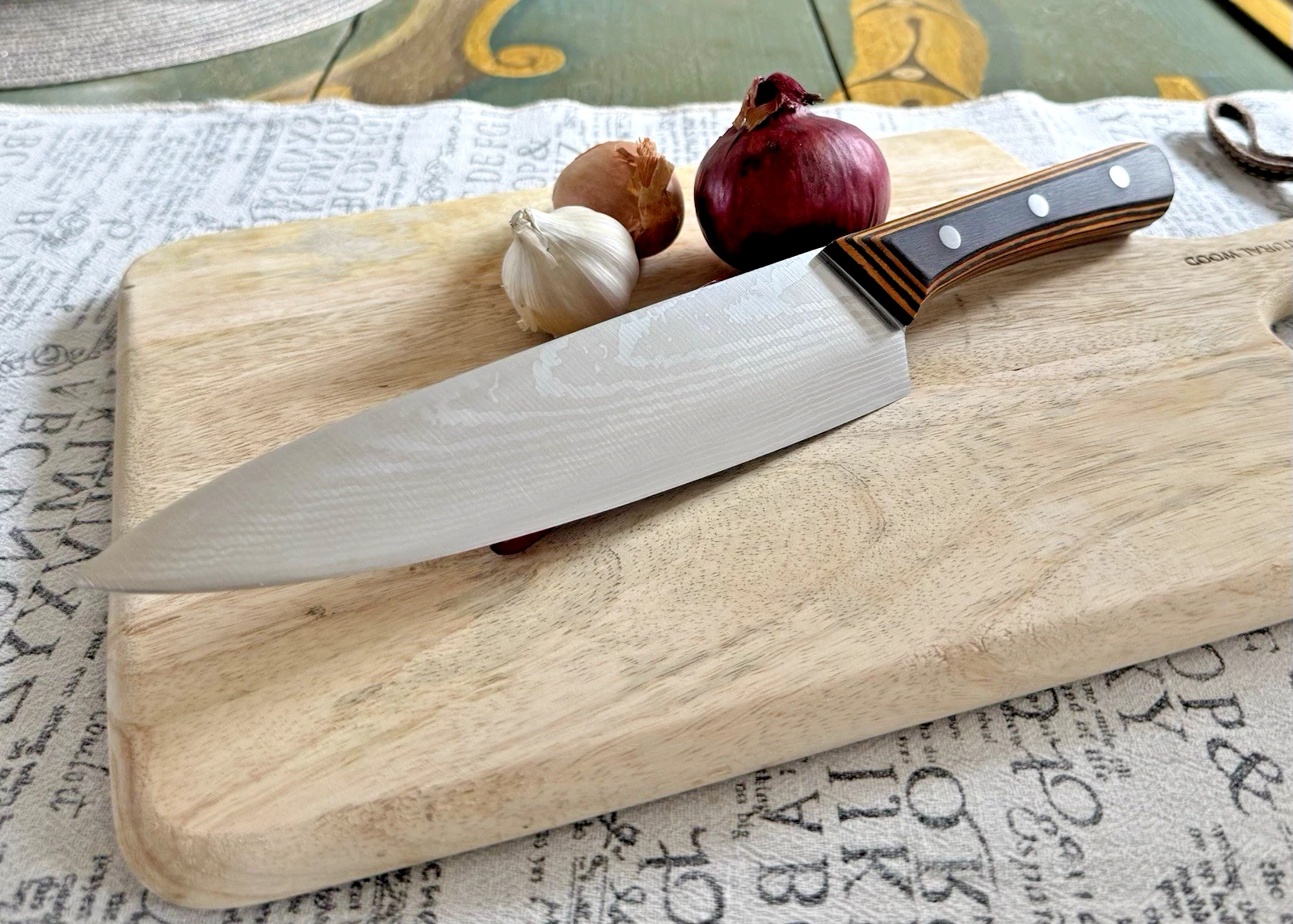 Heavy Duty Fulltang Japan Steel Chef Knife Non-Stick Finish Professional Wood Handle
Opens in a new