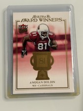 2006 Ultra Anquan Boldin Award Winners UAA-AB Arizona Cardinals SP Insert