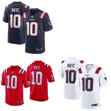 Drake 10 Maye Stitched Jersey Men Size S-3XL Navy, Red  White